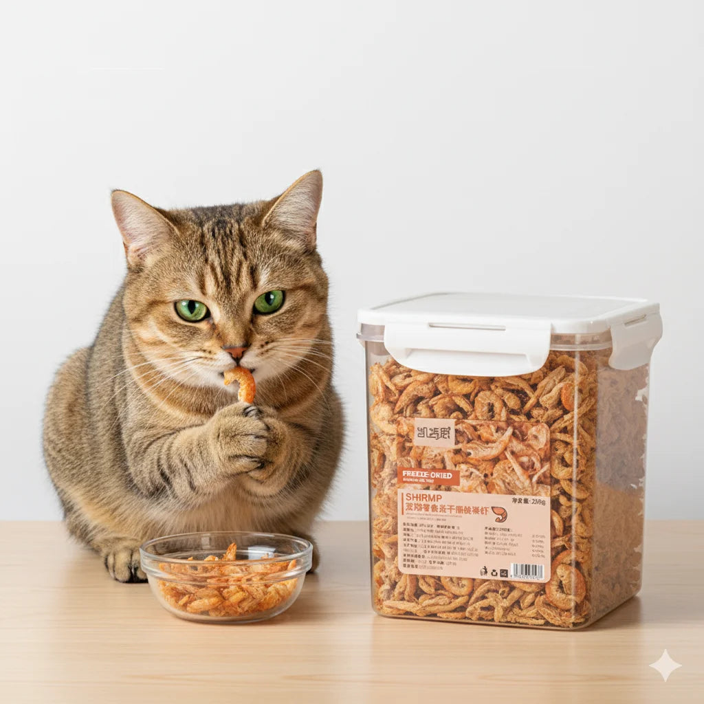 Premium Freeze-Dried Krill Cat Treats