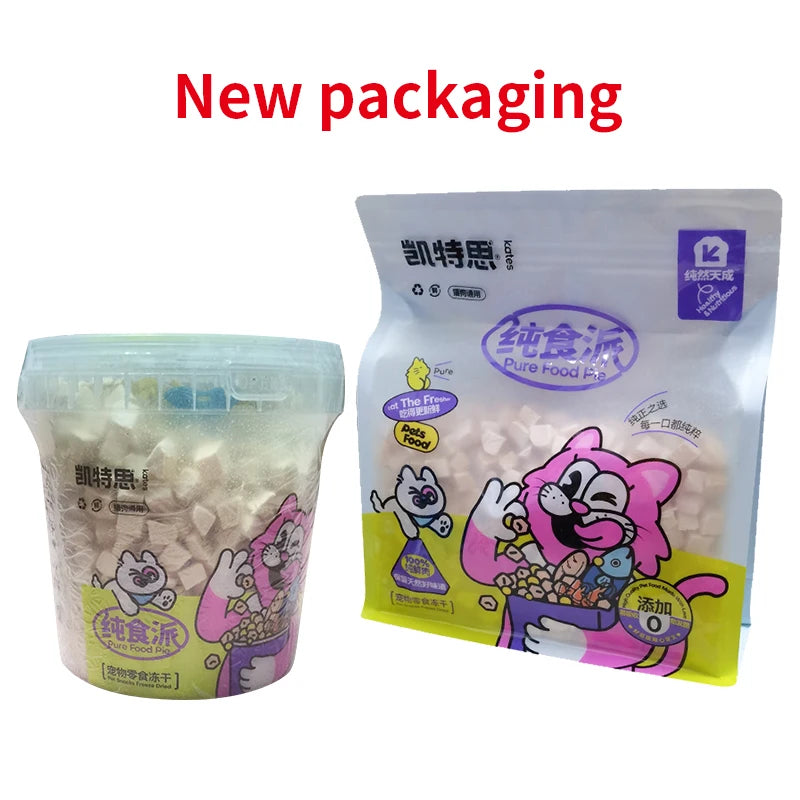 Cat snacks freeze-dried chicken duck