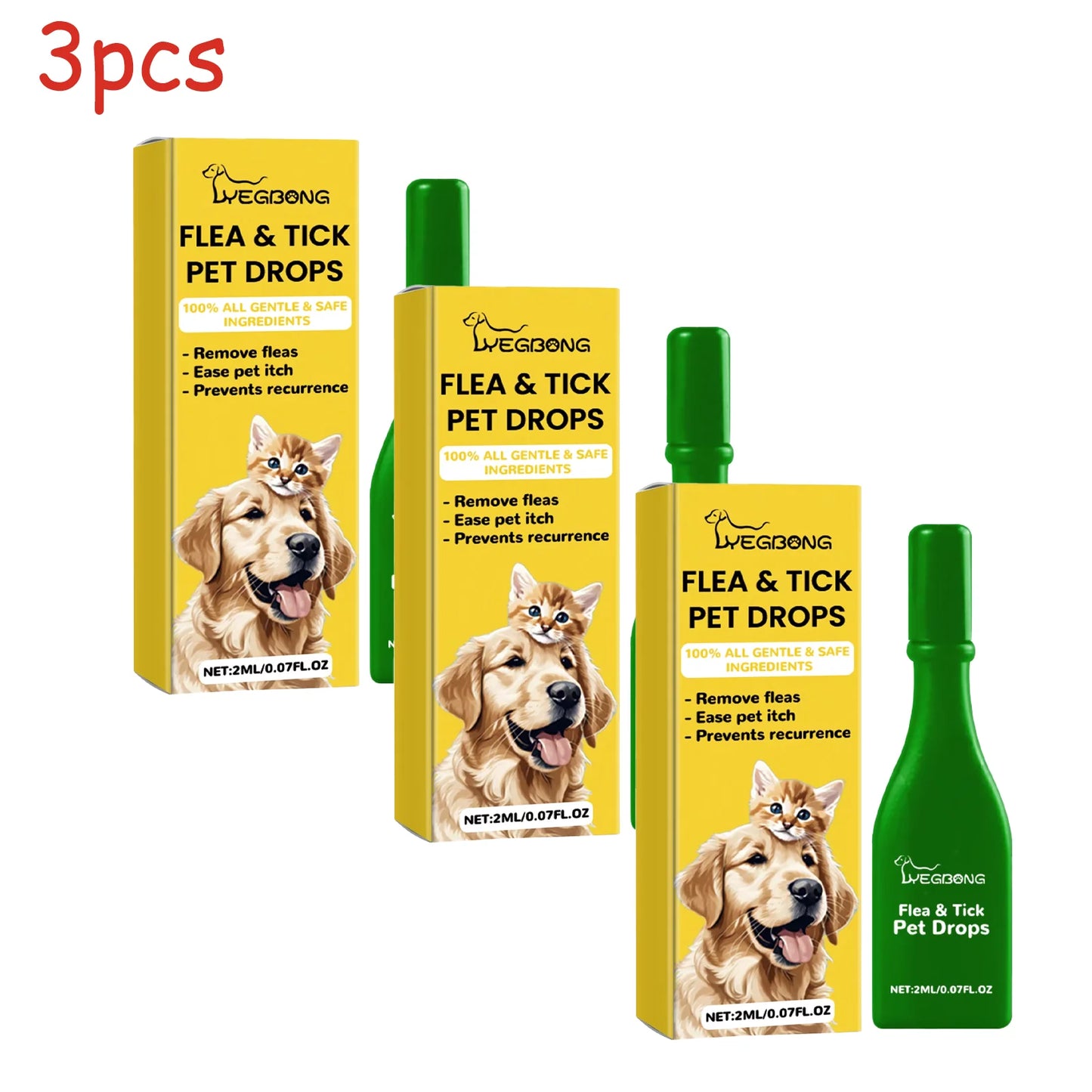 Fast-Acting Flea & Tick Treatment Drops