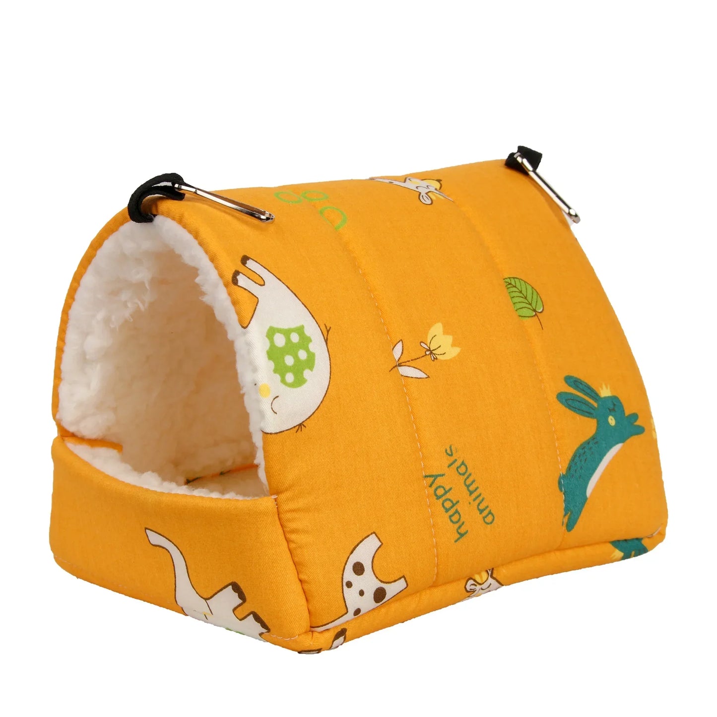 Print Mini Cage Rabbit Bird Bed