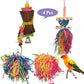 Colorful Bird Parrot Toy Set