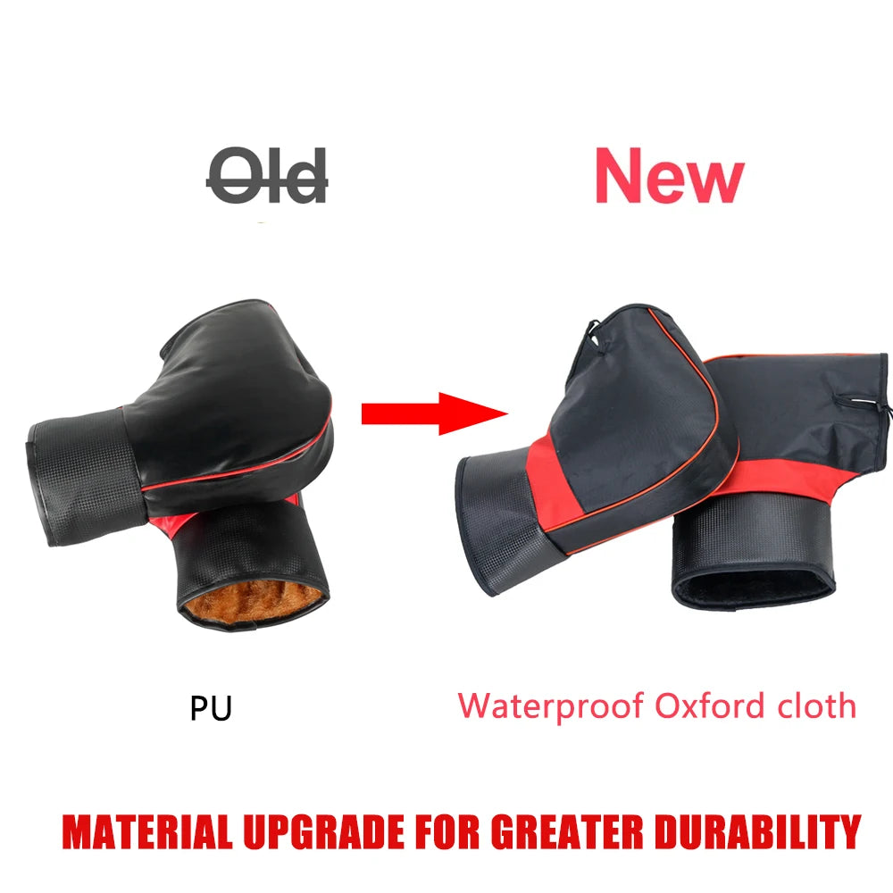 1Pair Motorcycle Handlebar Muffs Protective