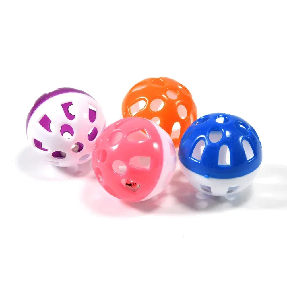 Colorful Hollow Rolling Bell Bird Parrot Toy