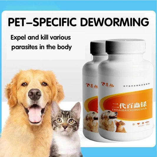 Special deworming tablets for dogs and cats