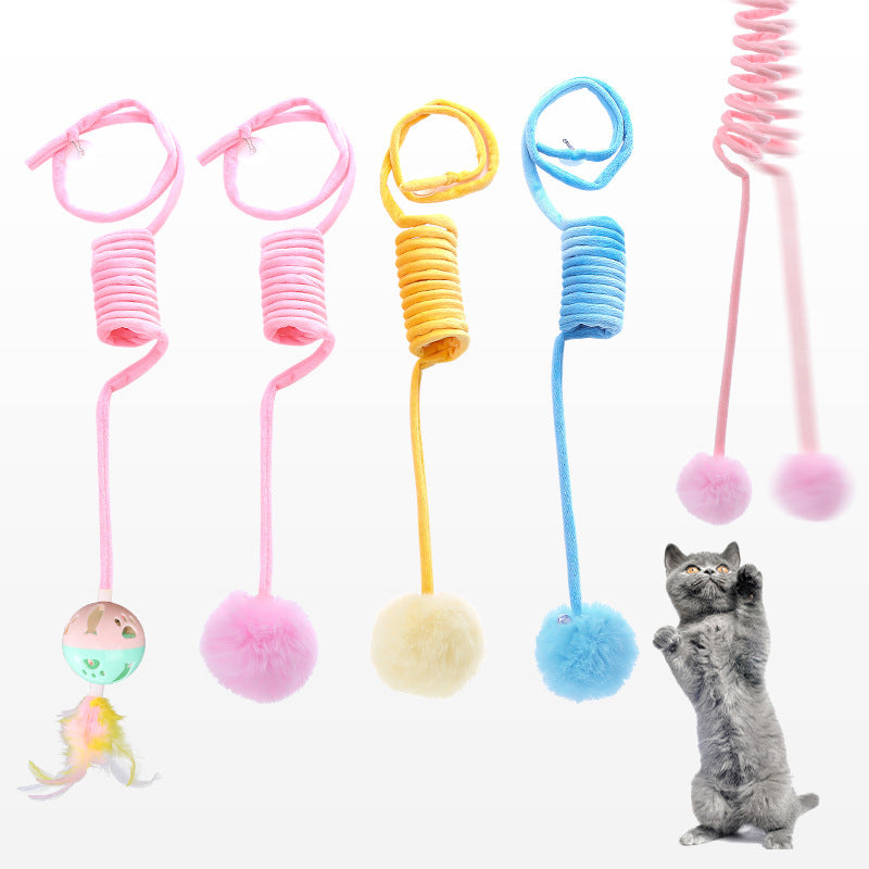 Self-Hi Sucker Spring Rabbit Hair Ball