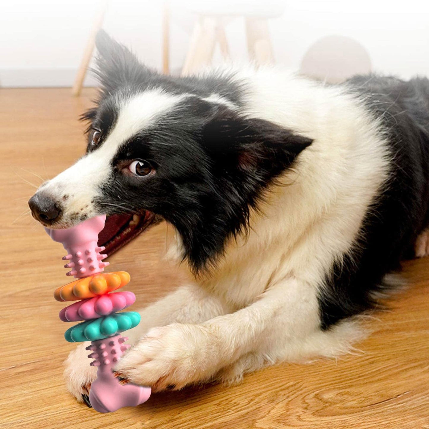 Indestructible TPR Bone Chewing Bite Resistant Teething Toys